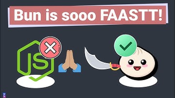 Say Goodbye to Node.js & Deno - Bun is a lot Faster