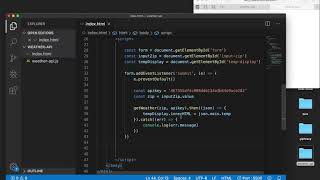 05 Weather API Styles