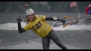 Wakeboarding Behind A Yacht