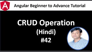 Angular : CRUD Operation in Hindi  #42