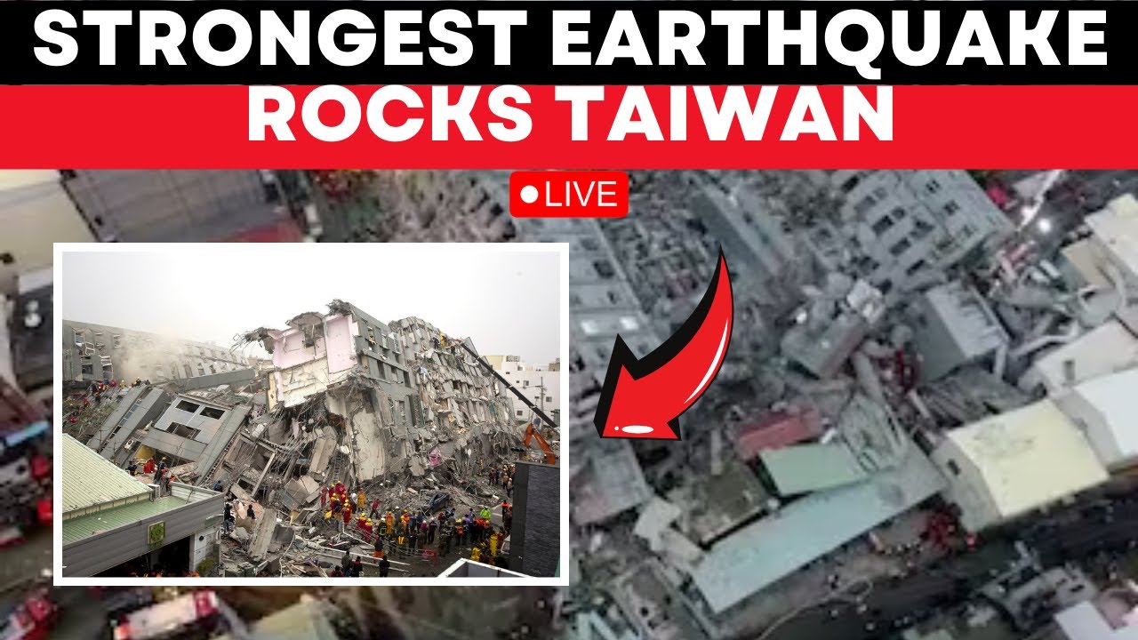 Taiwan Earthquake Live: Moments When A 7.4 Earthquake Hit Taiwan And  Triggered Tsunami Warnings