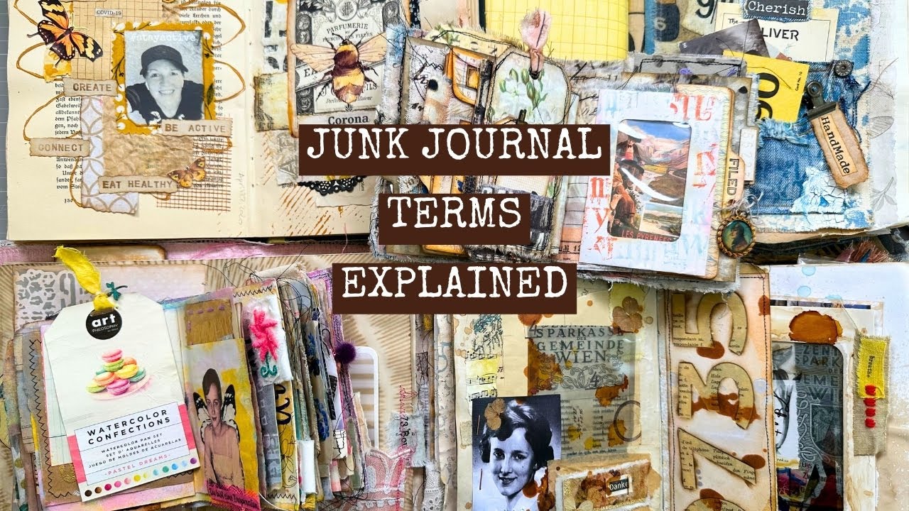 15 Junk Journal Terms Finally Explained! - YouTube
