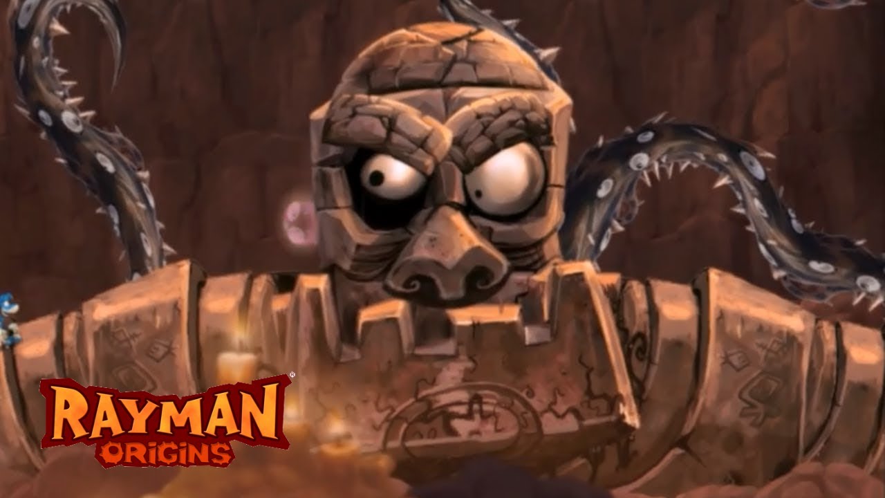 Giant Golem - Rayman origins : Boss fight
