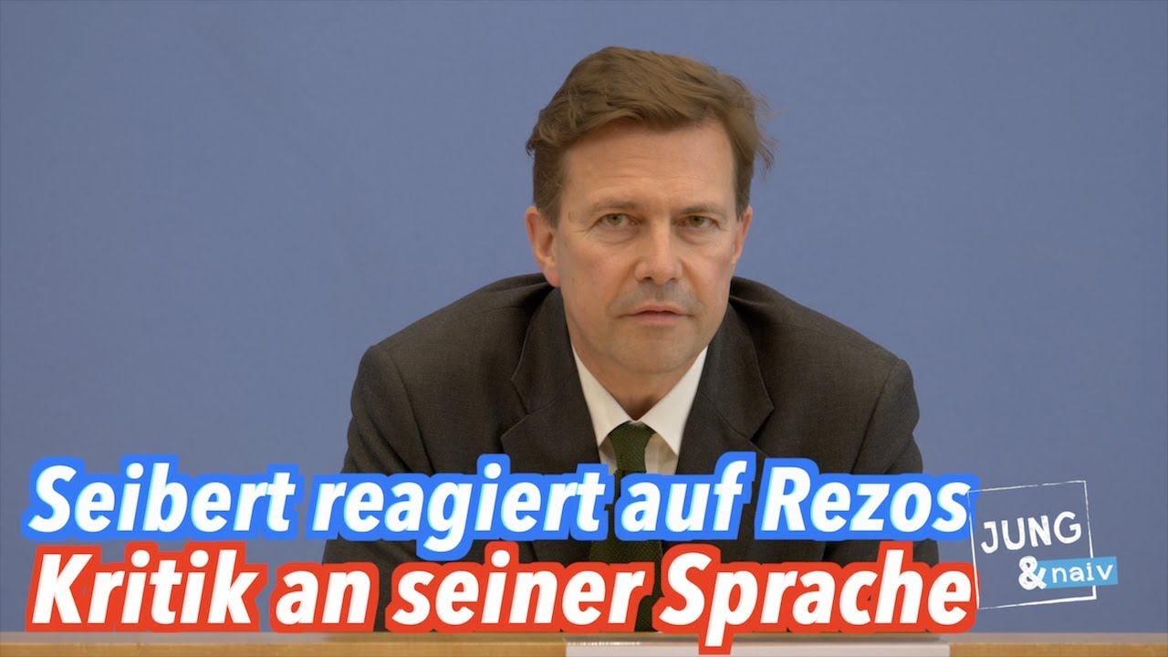 Rezos Kritik an Seibert: Reaktion des Regierungssprechers