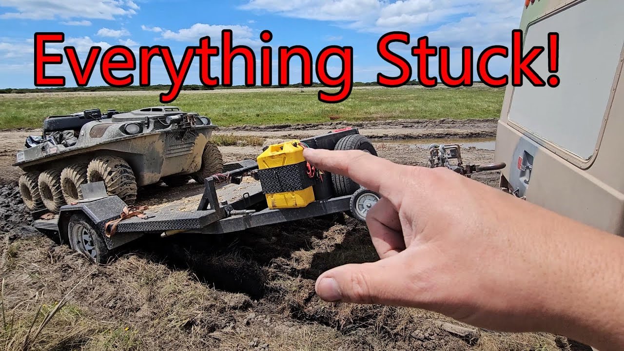 So I got bogged | 6x6 Land Rover Perentie - YouTube