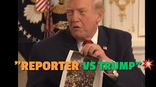 "Shocking White House Clash:Trump Explodes Over Reporter's Question"🙄