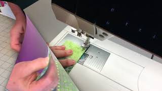 The correct way to sew a perfect four patch.
