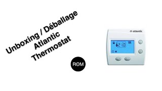 ATLANTIC PAC ET CHAUDIERE - Thermostat programmable filaire Réf. 179061