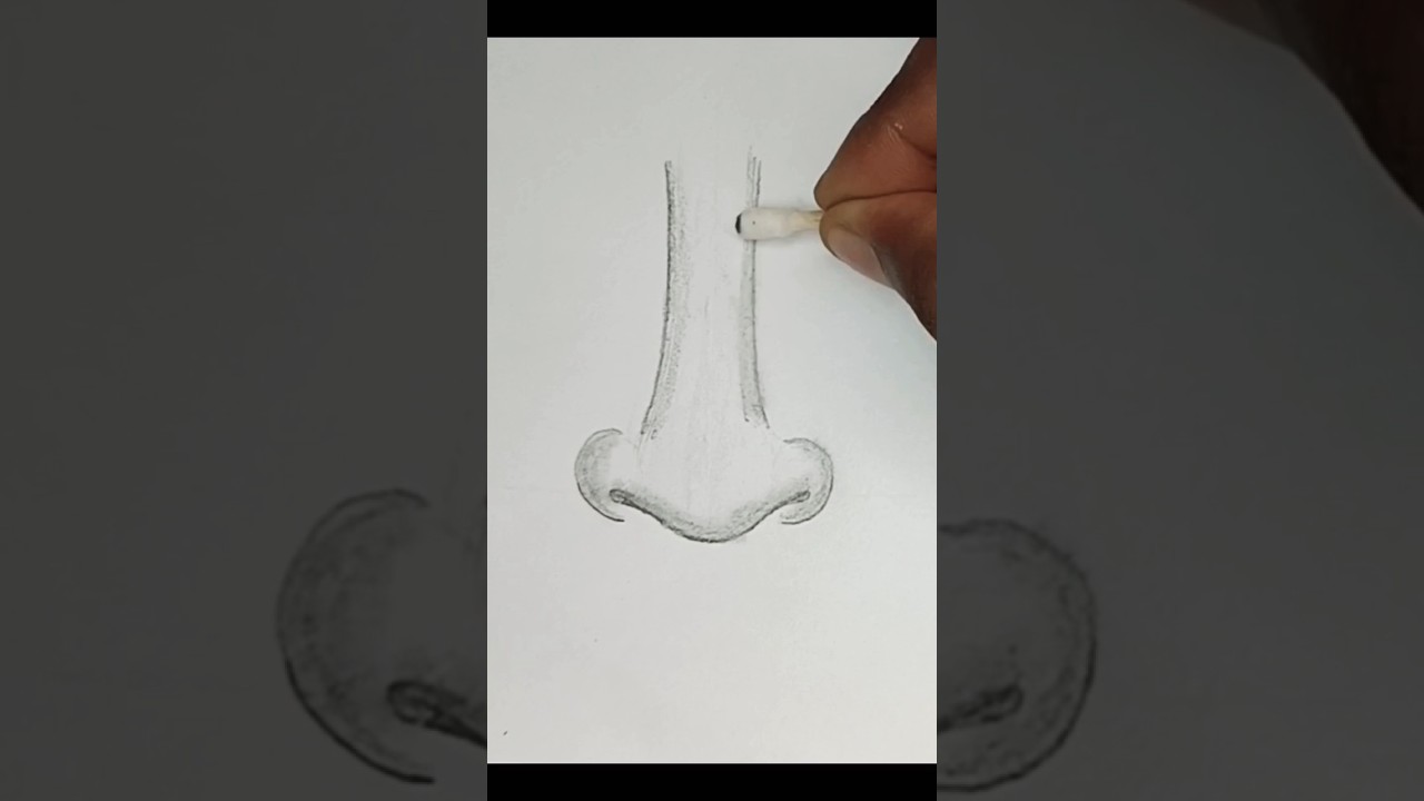 How To Draw a Nose Step by step 👃|Nose Drawing Easy 