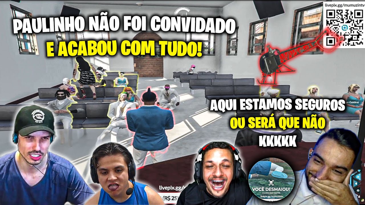 PAULINHO o LOKO ACABOU com o CASAMENTO do ZOIO😱EXPLODIU TUDO😱GTA RP