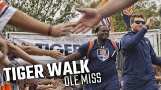 Inside Auburn's Tiger Walk prior to Ole Miss game