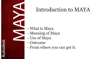 01 Introduction to Maya | Maya Tutorials[Hindi]