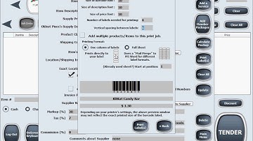 POS Maid 25 Barcode Labels
