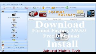 Format Factory 3.9.5.0 New Convatar Soft 2021 NO Risk HD To MP4 AVI MKV Convatar Johurul Mobile Tech screenshot 5