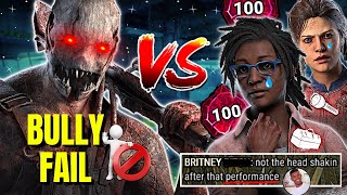 P100 Bully Squad Gets Dismantled By A POWERLESS Trapper | Dead By Daylight-