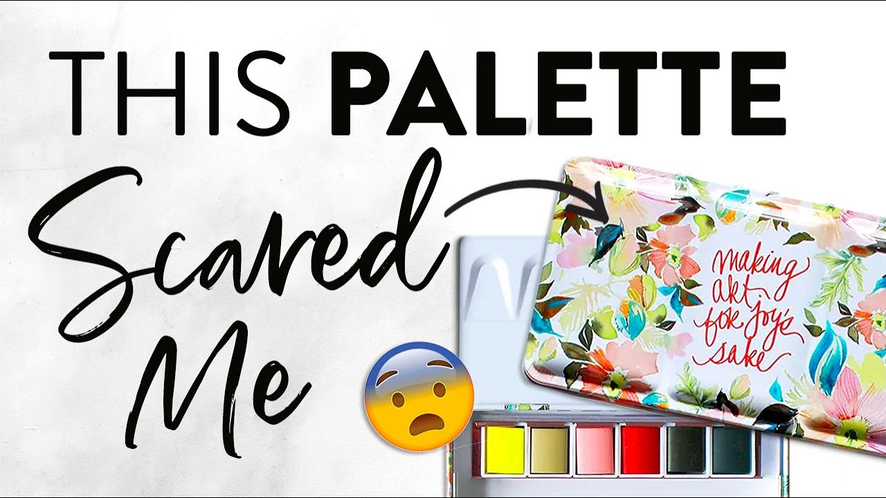This watercolor set BLEW my mind! The PAINTCRUSH palette by Kristy Rice
