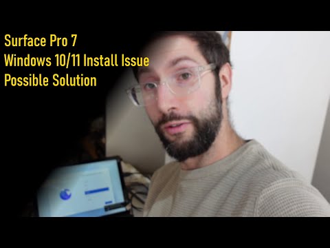 Microsoft Surface Pro 7 Windows 10/11 installation errors solution