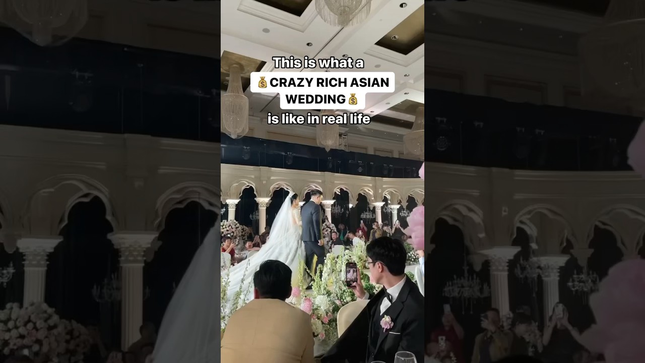 Crazy Rich Asian Wedding in Real Life #crazyrichasian #chinesewedding