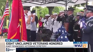 ‘They’re claimed by us’ | Eight unclaimed veterans receive full military honors