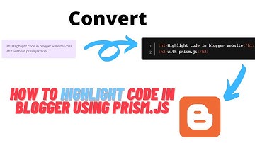 How to Highlight code in blogger website | Prism.js | Hindi Tutorial