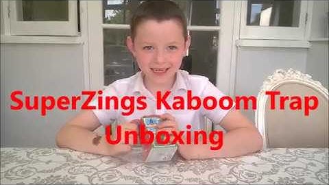 Superzings Kaboom Trap Unboxing