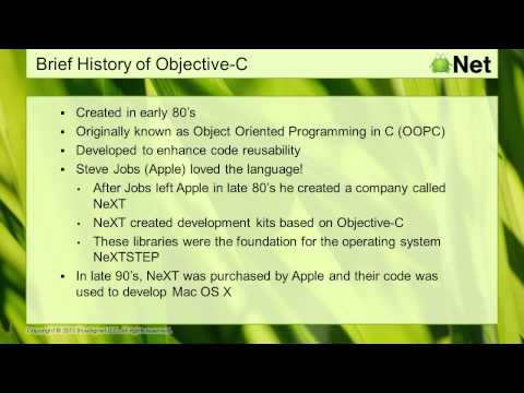 WiBit.Net - Programming in Objective C - 01 - Introduction - Part 1