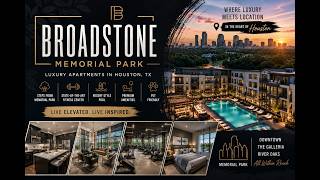 Broadstone Memorial Park Apartments in Houston, TX | Luxury Apartment Tour Near Memorial Park