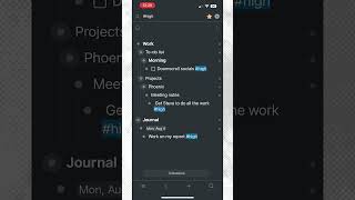 Save searches to save time  #productivity #todos