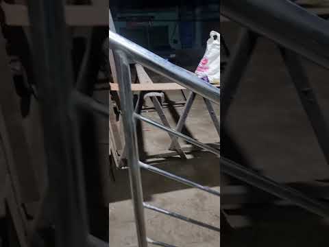 دربزين حديد جلفنة قبل التشطيب اسوار سور دربزين بحاري بناء حديد