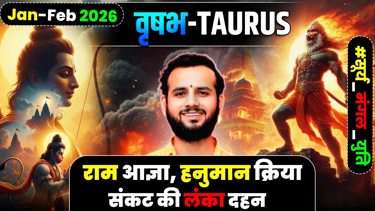 🐂वृषभ लग्न/राशि: भाग्य सक्रिय, मेहनत का फल मिलेगा 🌿Jan-Feb2026 