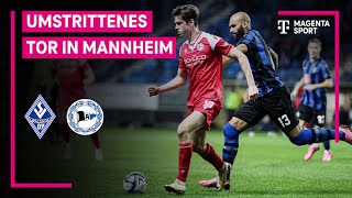 SV Waldhof Mannheim - DSC Arminia Bielefeld, Highlights mit Live-Kommentar | 3. Liga | MAGENTA SPORT