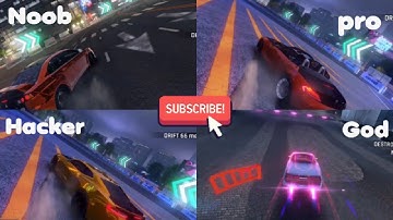 #Asphalt 9 Legends : #Noob Vs #Pro Vs 😎Hacker Vs #god || #Asphalt 910 Player