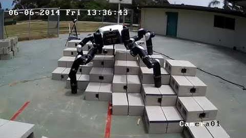 NASA JPL RoboSimian Locomotion on Complex Terrain