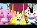 Head Shoulders Knees And Toes | Nursery Rhymes & Action Songs For Kids | Cartoon By Little Treehouse