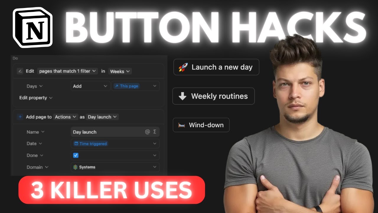 How I Use Buttons in Notion (Top 3 Ways)