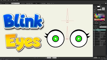 How To Make Simple Blink Eyes | Moho | Rigged Animation