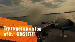 Tracker Pro Guide V16 In Rough Water (Bad Idea)