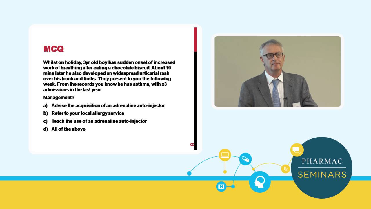 PHARMAC seminar: Paediatrics and immunisation update, 3a of 5: Paediatric allergy workshop, part 1