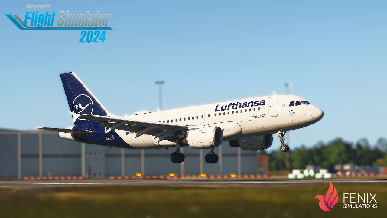 MSFS | Fenix A319 | SHORT 2.100m Runway in Sylt.. | 4K