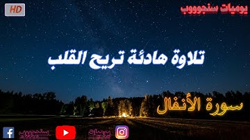 القراَن الكريم💚سورة الأنفال💚تلاوة هادئة💚 راحة نفسية 💚