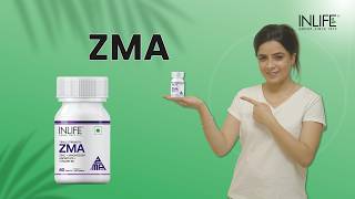 Inlife Zma Supplement  Zinc Magnesium U0026 Vitamin B6 For Muscle U0026 Wellness Support
