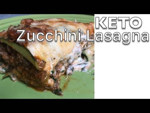 SUNDAY DINNER | Keto zuchini lasagna