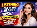 🎯PTE Academic & Core LISTENING FILL IN THE BLANKS| 100% Real Exam Questions |Must Practice for 2025!