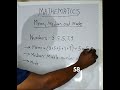 Statistics_Mean, Median & Mode