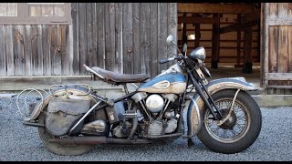 1942 HarleyDavidson Original Paint Knucklehead AS FOUND