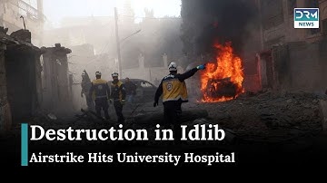 Airstrike Devastates Idlib Hospital: Shocking Drone Footage | News Today | DRM News | AH1B