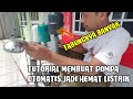 Tutorial membuat pompa otomatis jadi hemat listrik, bebas cetak-cetek cepat