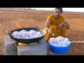 EXTREMELY INDIAN LADY MAKING EGG CURRY USING 100 EGGS