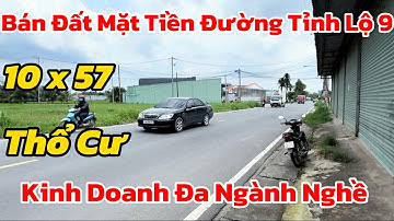 Bán đất mặt tiền đường tỉnh lộ 9 . Kinh doanh mua bán .