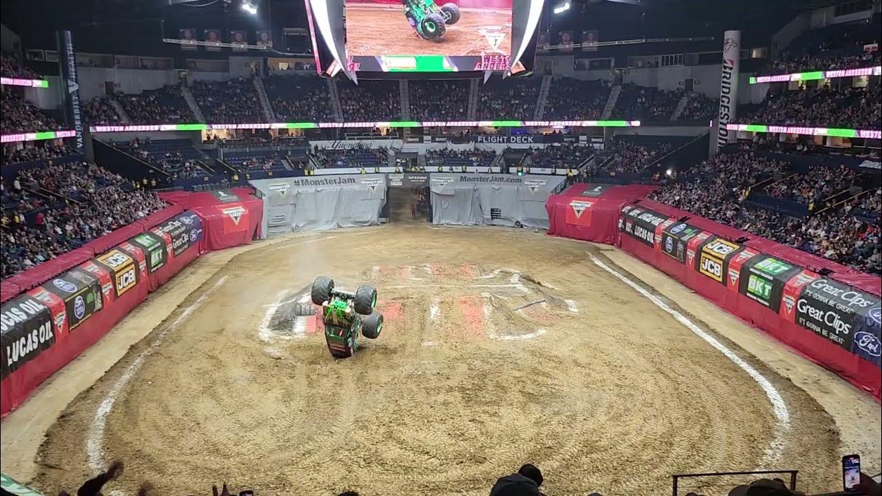 2024 Monster Jam Nashville, TN. Grave Digger 1st Place Freestyle Run YouTube